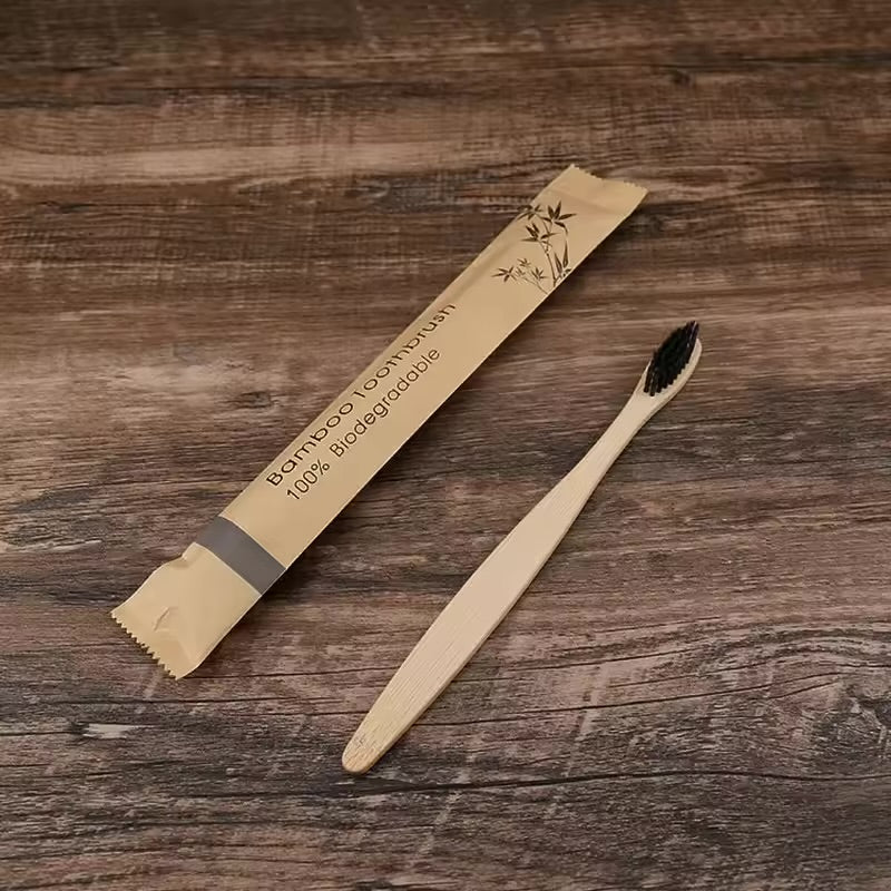 30pcs Eco-Friendly Bamboo toothbrush