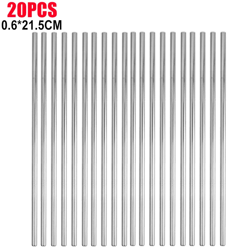 Eco-Friendly Stainless Steel Straw Food Grade Bent Pipe Metal Straw Reusable