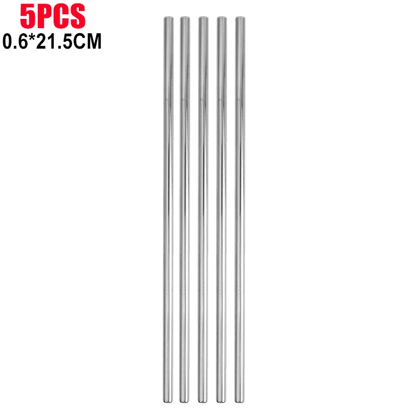 Eco-Friendly Stainless Steel Straw Food Grade Bent Pipe Metal Straw Reusable