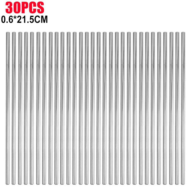 Eco-Friendly Stainless Steel Straw Food Grade Bent Pipe Metal Straw Reusable