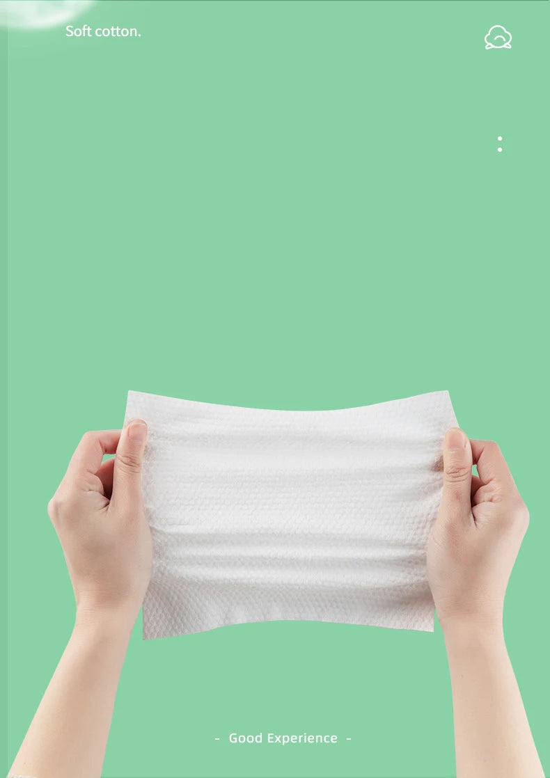ECO-Fiendly 10pack Disposable Face Towel 100% Cotton