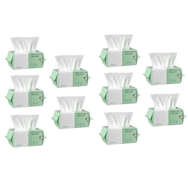 ECO-Fiendly 10pack Disposable Face Towel 100% Cotton