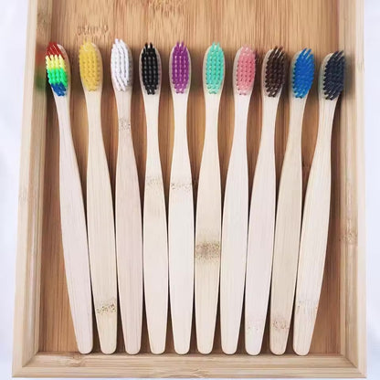30pcs Eco-Friendly Bamboo toothbrush