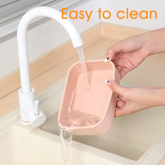 Eco-Friendly Silicone Bento Lunch Box Food Storage Boxes