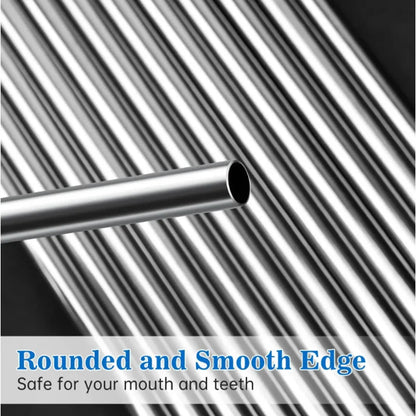 Eco-Friendly Stainless Steel Straw Food Grade Bent Pipe Metal Straw Reusable