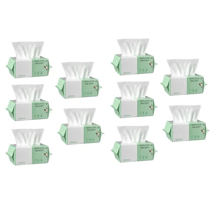 ECO-Fiendly 10pack Disposable Face Towel 100% Cotton